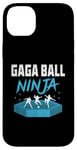 Coque pour iPhone 14 Plus Jeu de handball Gaga Ball Ninja Dodgeball Dodge