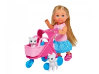 Simba Toys Evi LOVE Cat Buggy, Minidocka, Honkoppling, 3 År, Flicka, Multifärg