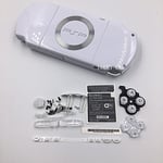 NEW Replacement Sony PSP 2000 Console Full Housing Shell Cover With Button Set -White.