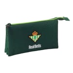 Tredubbel Carry-all Real Betis Balompié Grön 22 x 12 x 3 cm