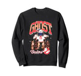 Ghostbusters Cute Stay Puft Loom Group Shot Retro Big Logo Sweatshirt