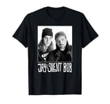 Jay & Silent Bob Close Up Black & White Portrait T-Shirt