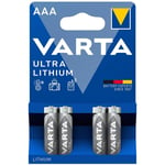 Ultra Lithium AAA / LR03 Batteri 4-pack