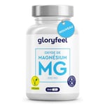 Magnésium Marin, Oxyde de Magnésium Pur et Fortement Dosé, Contre la Fatigue, Soutient le Système Digestif*, 240 Capsules, 100% Végétalien, Sans Arômes et Additifs, Testé en Laboratoire