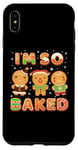 Coque pour iPhone XS Max Biscuits amusants de Noël I'm So Baked Gingerbread Man