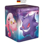 Pokémon Jeu de cartes à collectionner : boîte empilable Psycho (3 boosters et 2 feuilles d'autocollants)