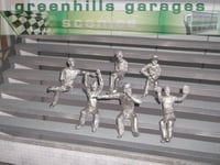 MACC730 - Greenhills Scalextric Carrera Set of Unpainted Seated Spectators x ...