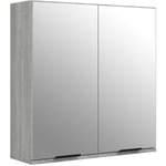 Maison Chic - Armoire miroir murale salle de bain, Meuble de salle de bain, Armoire de toilette sonoma gris 64x20x67 cm jax64431