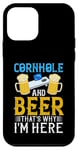 Coque pour iPhone 12 mini Jeu de cornhole amusant lancer compétition sportive