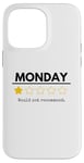 Coque pour iPhone 14 Pro Max Monday Would Not Recommend One Star Funny Office Blague