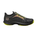 Wilson Homme Hurakn Pro Tennis Shoe, Black/Lime Green/Falcon, 42 2/3 EU