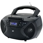 LECTEUR CD AUDIO PORTABLE RADIO DAB/FM CASSETTES ENTRÉE AUX-IN New Majestic AH-2430 DAB