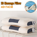 Ergonomic Orthopedic Foam-Pillow Cervical Memory For Neck and Shoulder Pain UK