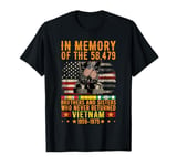 In Memory Of The 58479 Brothers And Sisters Vietnam Veteran T-Shirt