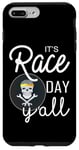 Coque pour iPhone 7 Plus/8 Plus Citation It's Race Day Yall Car Racing Dirt Road Track Racing