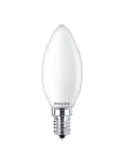 Philips LED pære Classic Kerte 6,5/827 (60W) mat E14