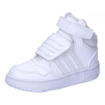 adidas Hoops Mid Shoes, Cloud White/Cloud White/Cloud White, 5 UK