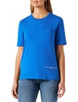 Tommy Hilfiger Women Short-Sleeve T-Shirt Crew Neck, Blue (Electric Blue), XL