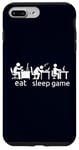 Coque pour iPhone 7 Plus/8 Plus Eat Sleep Game All Gamer Life At The Table Humour Gaming