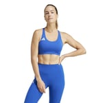 Adidas Adizero Medium-Support Bra for Damer - Blå BH, Str. M - Optimal støtte til løping og trening