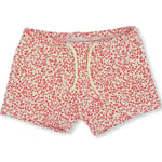 Konges Sløjd unisex swim shorts – blossom mist, grenadine - 12-18m