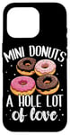 Coque pour iPhone 16 Pro Mini donuts A Hole Lot of Love Mini Donuts