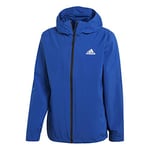 adidas BSC 3-Stripes RAIN.RDY jacket Men's Jacket - Blue, 3XL