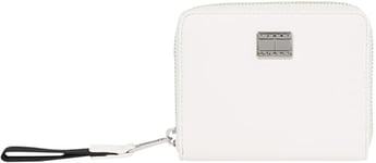 Tommy Jeans TJW American Cool Med ZA AW0AW17298, Portefeuille zippé Femme, White (Ancient White), OS