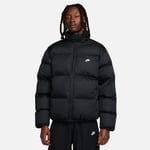 Nike Vinterjacka Therma-fit Club Puffer - Svart/vit, storlek Medium