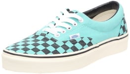 Vans VQFK6GT, Baskets mode mixte adulte - Washed Checker (Pool Blue), 43 EU (100 / 10 US)