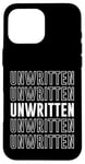 iPhone 16 Pro Max Unwritten Case