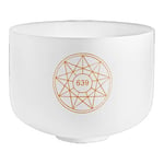 Meinl Sonic Energy Solfeggio Crystal Singing Bowl 10"", Fa 639 Hz, Not