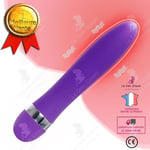 LCC® Donkey Kong Vibrator kvinnlig enhet 10 frekvens justerbar metallring massagestav - lila typ