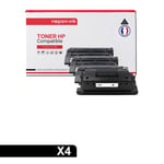 TONER CC364X CC364X Noir x 4 Compatible pour HP-NOPAN-INK P LaserJet P4014 P LaserJet P4015n P LaserJet P4015x P LaserJet P4515n P LaserJet P4515x