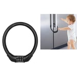 2 Pieces Children'S Refrigerator Lock for French Door Freezer Cabinet O1I17144