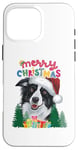 iPhone 16 Pro Max Merry Xmas Border Collie Pjs Mum and Dad Christmas Card Tee Case