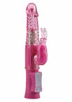 Thrilling Thumper Bunny Vibrator Pink Rampant Rabbit USB Rotator Best Sex Toy