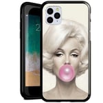 Compatible with iPhone 11 Case Print Pattern Shockproof Tempered Glass with Soft TPU Silicone Protective Phone Cases Cover for iPhone 11 (GHY2300049)