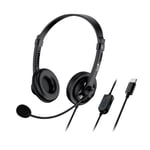 Genius Computer Technology HS-230U Headset with Mic, USB-C Connection,