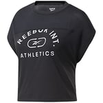 Reebok Women's Workout Ready Supremium T-Shirt, Black, XS