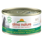 Almo Nature HFC Complete 6 x 70 g - Høns med grønne bønner