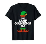 I'm The Camp Counselor Elf Family Pajama Christmas Funny T-Shirt