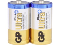 Gp Batteries Ultra Plus Alkaline C, Engångsbatteri, C, Alkalisk, 1,5 V, 2 Styck, Multifärg