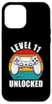 iPhone 12 Pro Max Level 11 Unlocked Funny Video Gamer 11 Birthday 11 Year Old Case