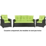 Coussins pour mobilier de jardin extérieur, Coussins pour canapé, coussins pour banc, coussins de balançoire, Coussins de chaise, Chaux