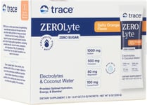 Trace Minerals ZEROLyte Electrolyte Drink Mix Salty Orange 30 st