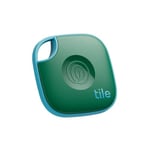 Tile by Life360 Mate (2024) Bluetooth Tracker, Keys Finder and Item Locator for Keys, Bags and More, Phone Finder, Both iOS and Android Compatible, Pack of 1 (Dark Green/Light Blue)