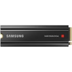 SAMSUNG Disque SSD Interne  - 980 PRO avec dissipateur - 2 To - NVMe - Compatible PS5 (MZ-V8P2T0CW)