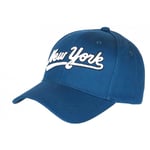 Casquette Enfant Bleue NY Vintage en Coton Bronxya 7 a 11 ans-Taille unique