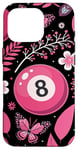 iPhone 16 Pro Retro Pink Lucky Disco 8 Ball For Women Case